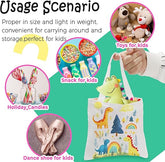 24 Pack 8 x 8.75 inch  Sublimation Mini Tote Bags Bulk Blanks